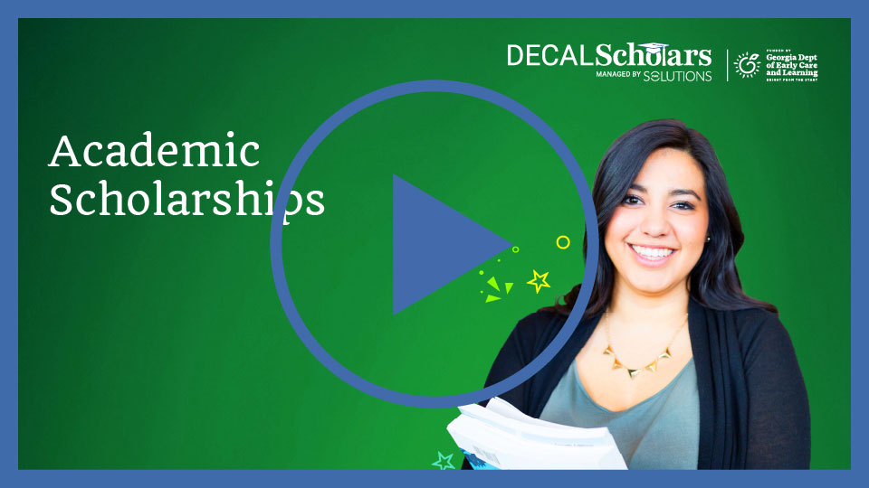 Thumbnail image of Academic Scholarships Video.